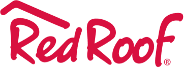 Logo of Red Roof in bold red lettering with a stylized roof over the word Red, capturing the innovative spirit of a digital marketing company.