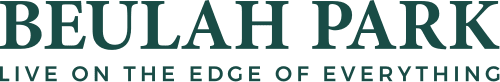 Text logo reading BEULAH PARK in bold green letters, with the tagline LIVE ON THE EDGE OF EVERYTHING beneath it in smaller green letters, reflecting the vibrancy and innovation of a leading marketing agency.